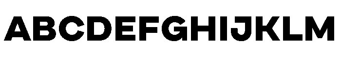 Draft Extra Expanded Extra Bold Font UPPERCASE