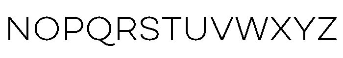 Draft Extra Expanded Light Font UPPERCASE