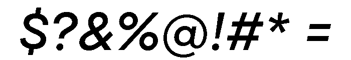 Draft Extra Expanded Medium Italic Font OTHER CHARS