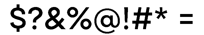 Draft Extra Expanded Medium Font OTHER CHARS