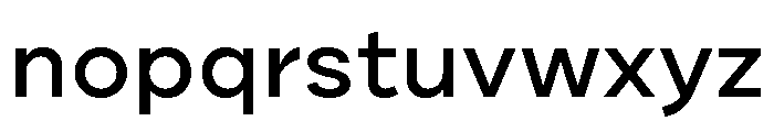Draft Extra Expanded Medium Font LOWERCASE