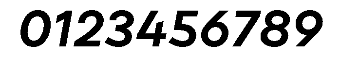 Draft Extra Expanded Semi Bold Italic Font OTHER CHARS
