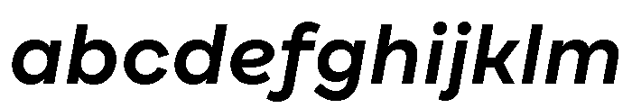 Draft Extra Expanded Semi Bold Italic FONT