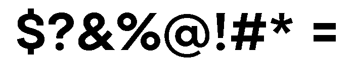 Draft Extra Expanded Semi Bold Font OTHER CHARS