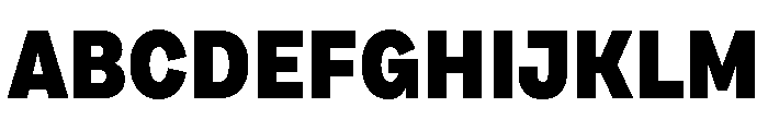 Draft Narrow Black Font UPPERCASE