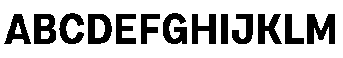 Draft Narrow Bold Font UPPERCASE