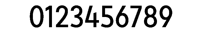 Draft Narrow Medium Font OTHER CHARS