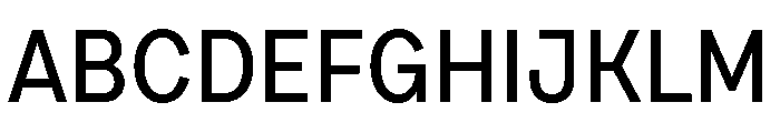Draft Narrow Medium Font UPPERCASE