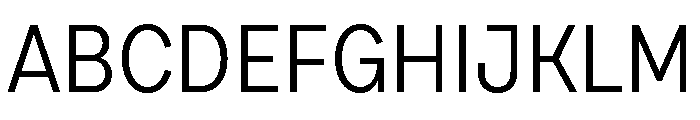 Draft Narrow Regular Font UPPERCASE
