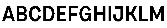 Draft Narrow Semi Bold Font UPPERCASE
