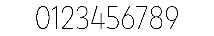 Draft Narrow Thin Font OTHER CHARS