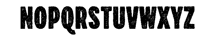Draft Natural Compressed Black Font UPPERCASE