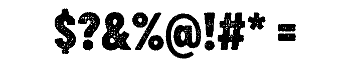 Draft Natural Condensed Black Font OTHER CHARS