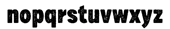 Draft Natural Condensed Black Font LOWERCASE