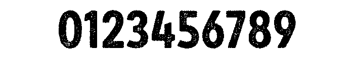 Draft Natural Condensed Bold Font OTHER CHARS