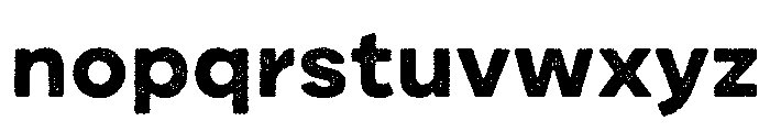 Draft Natural Extra Expanded Bold Font LOWERCASE