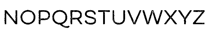 Draft Natural Extra Expanded Regular Font UPPERCASE