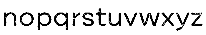 Draft Natural Extra Expanded Regular Font LOWERCASE