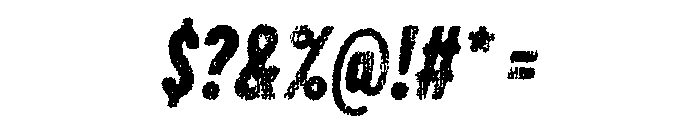 Draft Natural Lo Res Compressed Black Italic Font OTHER CHARS