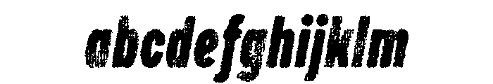 Draft Natural Lo Res Compressed Black Italic FONT