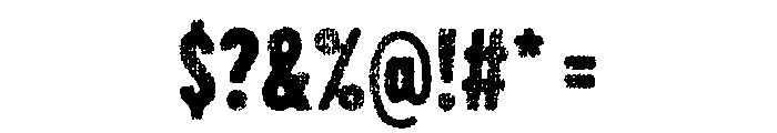 Draft Natural Lo Res Compressed Black Font OTHER CHARS