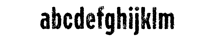 Draft Natural Lo Res Compressed Bold FONT