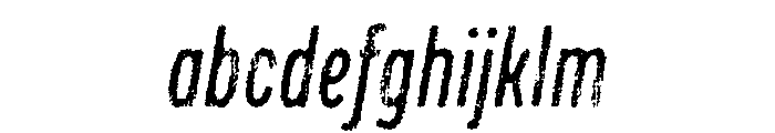 Draft Natural Lo Res Compressed Medium Italic FONT