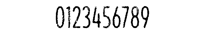 Draft Natural Lo Res Compressed Regular Font OTHER CHARS