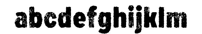Draft Natural Lo Res Condensed Black FONT