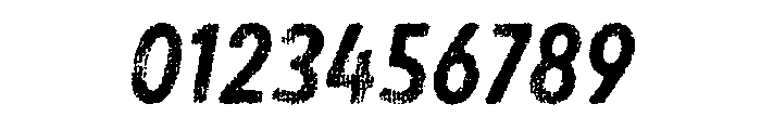 Draft Natural Lo Res Condensed Bold Italic Font OTHER CHARS