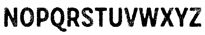 Draft Natural Lo Res Condensed Bold Font UPPERCASE