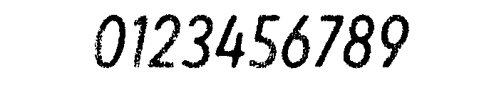 Draft Natural Lo Res Condensed Medium Italic Font OTHER CHARS