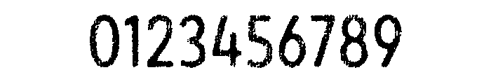 Draft Natural Lo Res Condensed Medium Font OTHER CHARS
