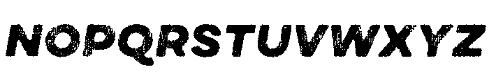 Draft Natural Lo Res Extra Expanded Black Italic Font UPPERCASE