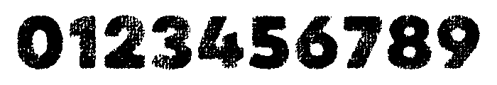 Draft Natural Lo Res Extra Expanded Black Font OTHER CHARS