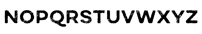 Draft Natural Lo Res Extra Expanded Bold Font UPPERCASE