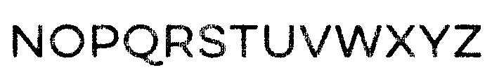 Draft Natural Lo Res Extra Expanded Medium Font UPPERCASE
