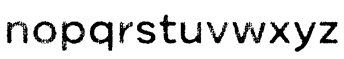 Draft Natural Lo Res Extra Expanded Medium Font LOWERCASE