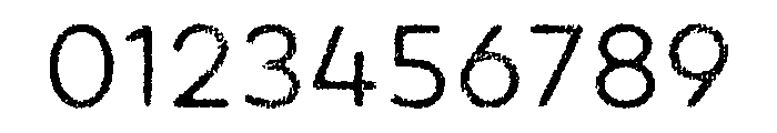 Draft Natural Lo Res Extra Expanded Regular Font OTHER CHARS