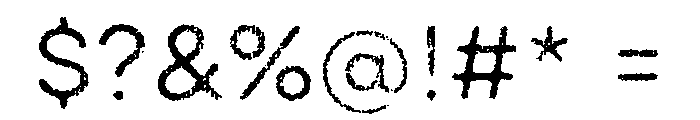 Draft Natural Lo Res Extra Expanded Regular Font OTHER CHARS