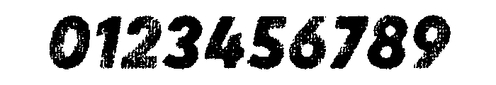 Draft Natural Lo Res Normal Black Italic Font OTHER CHARS