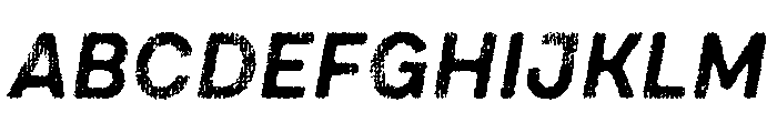 Draft Natural Lo Res Normal Bold Italic Font UPPERCASE