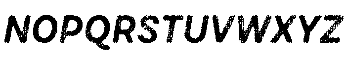 Draft Natural Lo Res Normal Bold Italic Font UPPERCASE