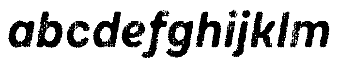 Draft Natural Lo Res Normal Bold Italic FONT