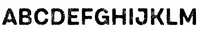 Draft Natural Lo Res Normal Bold Font UPPERCASE