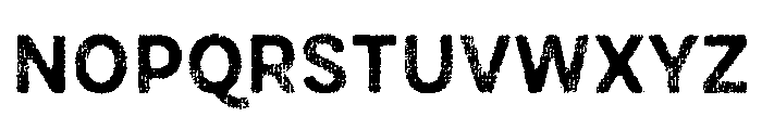 Draft Natural Lo Res Normal Bold Font UPPERCASE