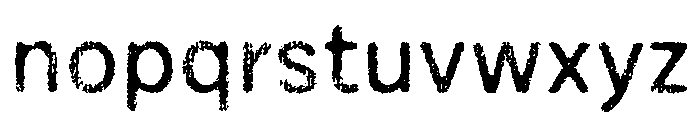 Draft Natural Lo Res Normal Medium Font LOWERCASE