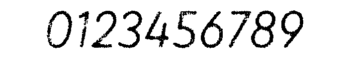 Draft Natural Lo Res Normal Regular Italic Font OTHER CHARS