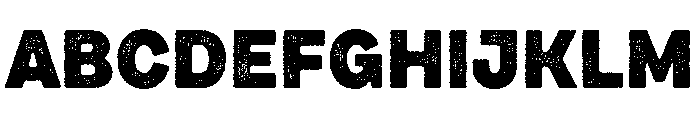 Draft Natural Normal Black Font UPPERCASE