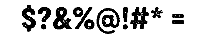 Draft Natural Normal Bold Font OTHER CHARS